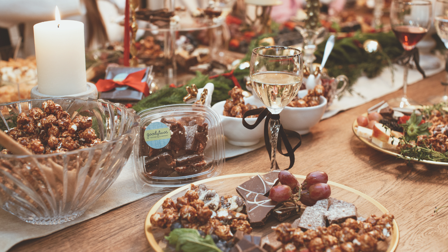 Make the holidays sweeter with Goodytwos Toffee, goodytwos.com