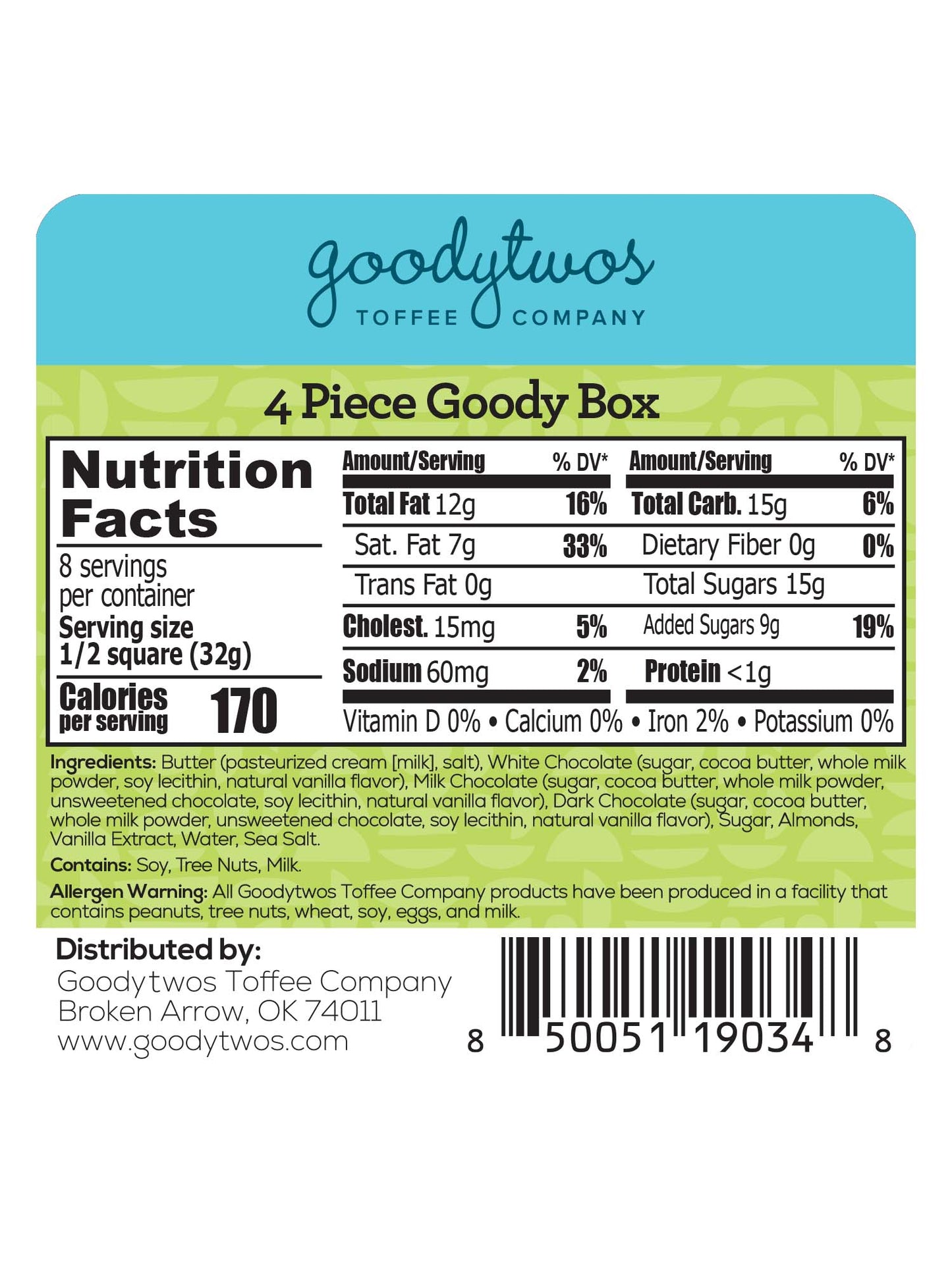 Easter Toffee Goody Gift Box, goodytwos.com