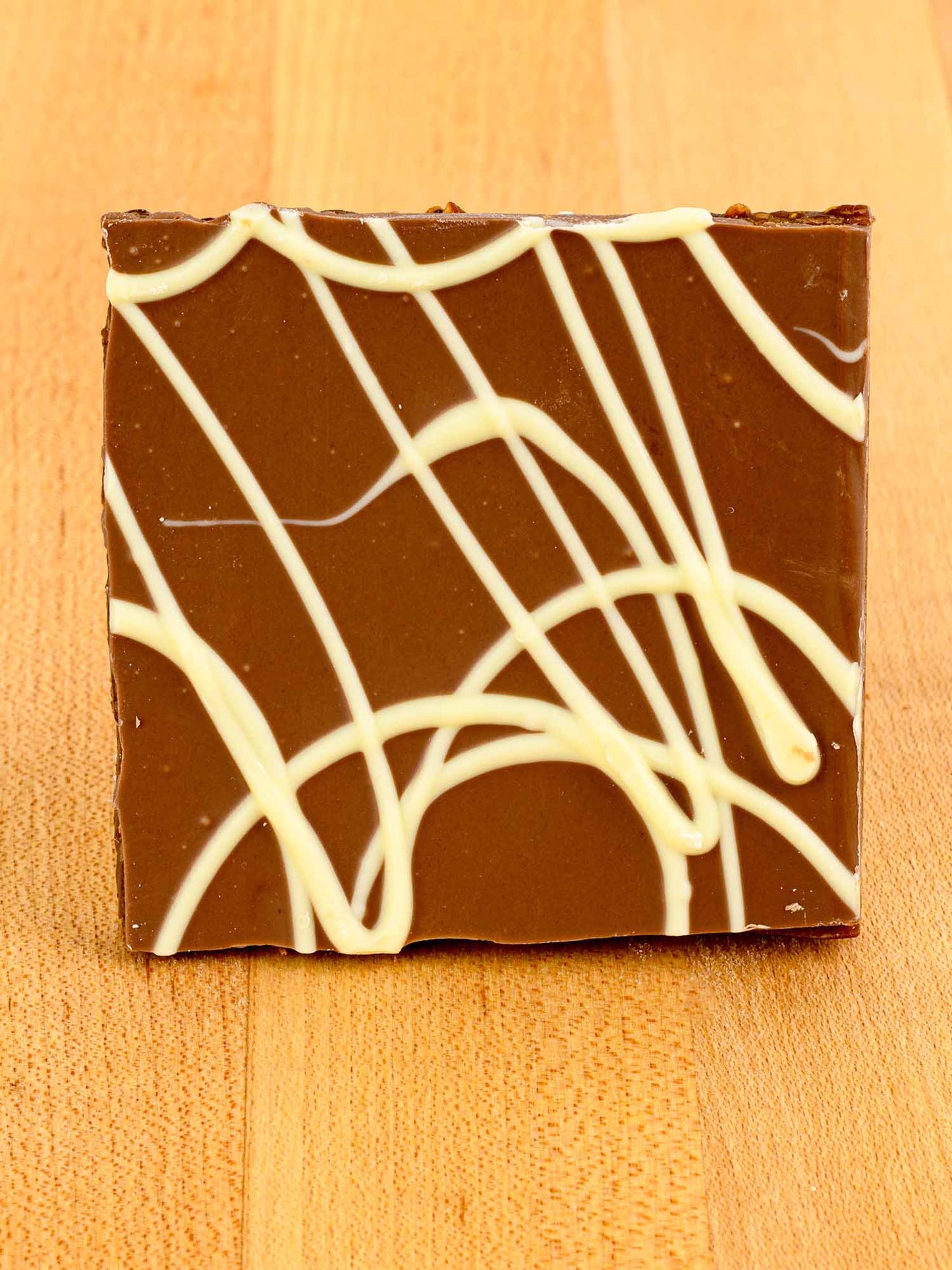 Goodytwos Double Crossed Toffee Squares unwrapped, goodytwos.com