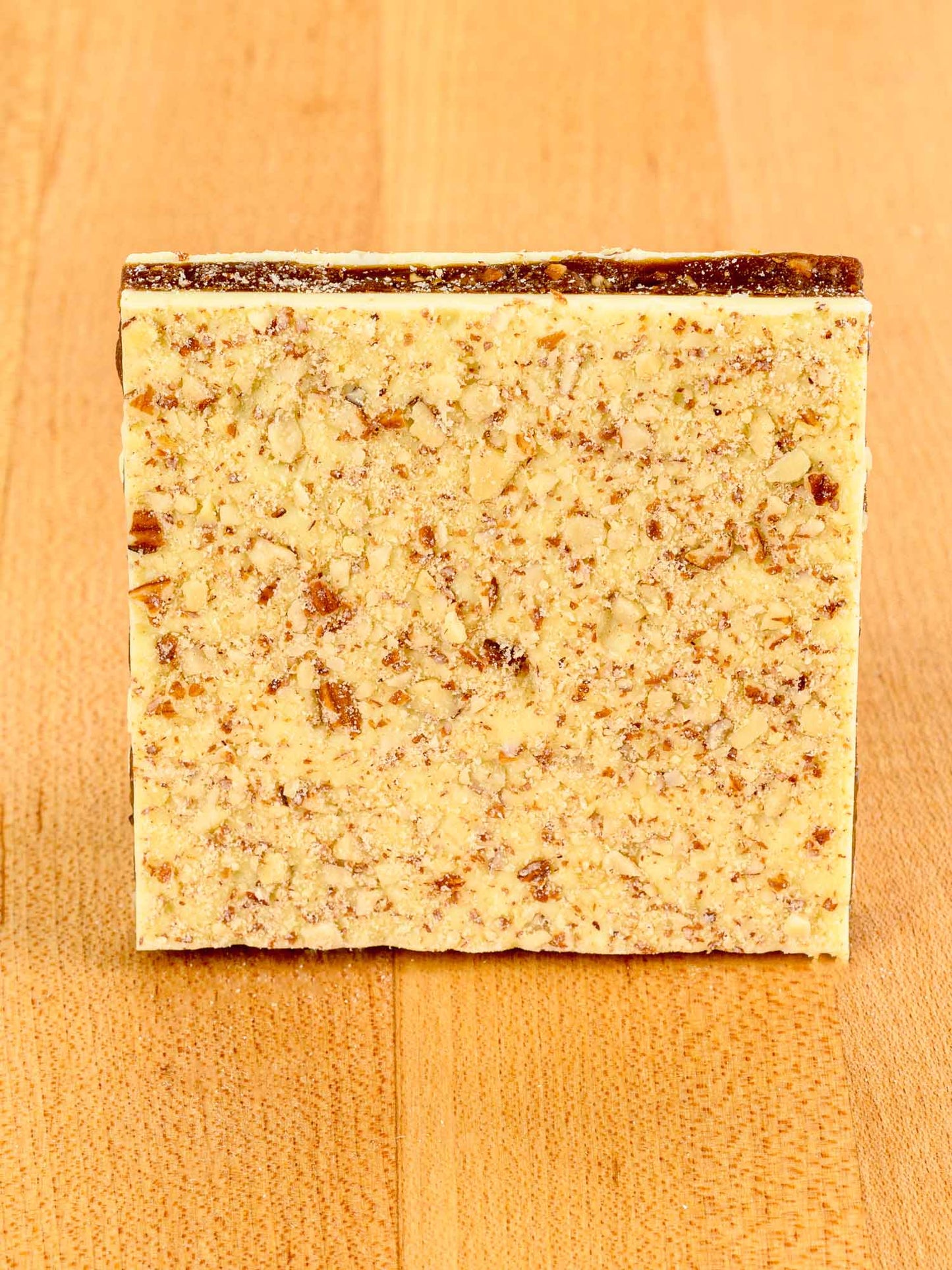 Goodytwos Traditional White Chocolate Toffee Squares unwrapped, goodytwos.com